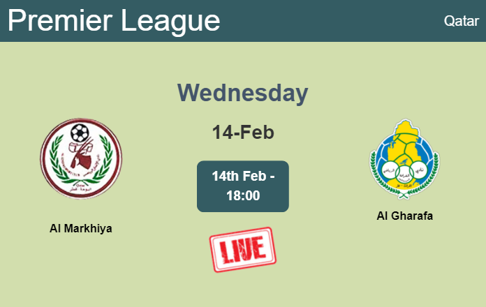 How to watch Al Markhiya vs. Al Gharafa on live stream and at what time