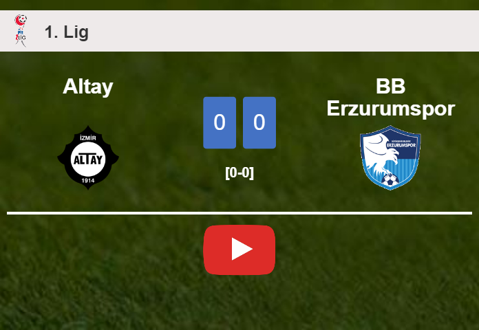 Altay draws 0-0 with BB Erzurumspor on Saturday. HIGHLIGHTS