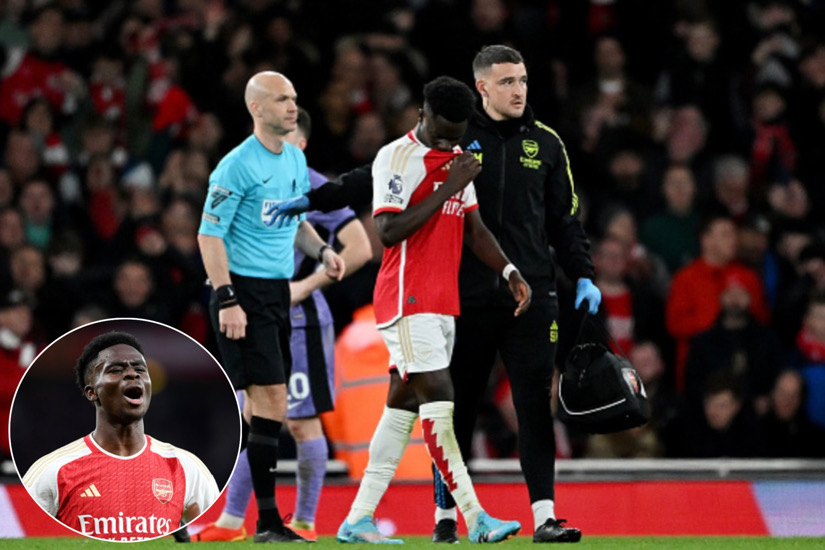 Arsenal's Bukayo Saka Injury Scare In Crucial Victory Over Liverpool