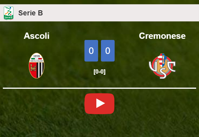 Ascoli stops Cremonese with a 0-0 draw. HIGHLIGHTS