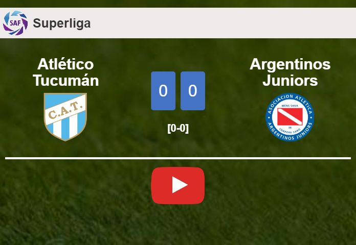 Atlético Tucumán draws 0-0 with Argentinos Juniors on Tuesday. HIGHLIGHTS