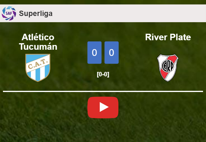 Atlético Tucumán draws 0-0 with River Plate on Wednesday. HIGHLIGHTS