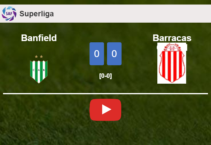 Banfield draws 0-0 with Barracas Central on Wednesday. HIGHLIGHTS