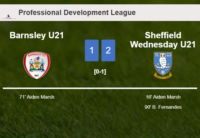 Sheffield Wednesday U21 snatches a 2-1 win against Barnsley U21
