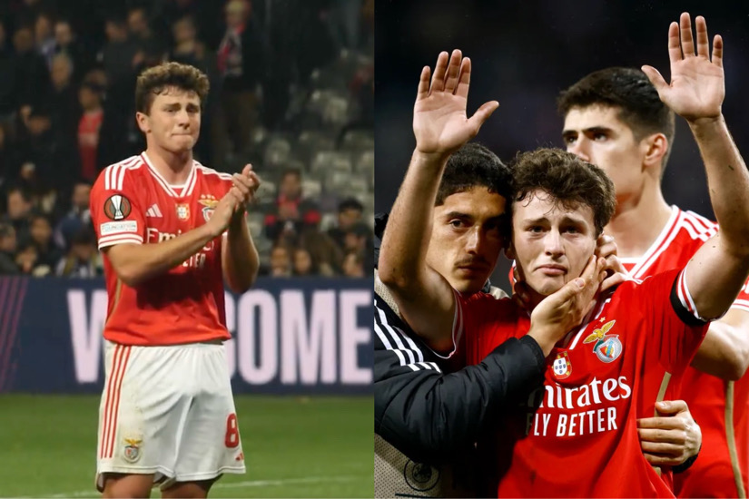 Benfica's Joao Neves Moved To Tears By Fans' Tribute After His Mother's Passing