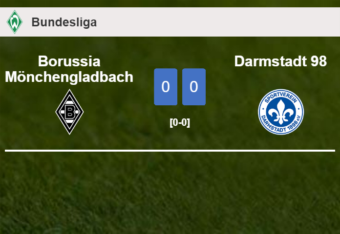 Borussia Mönchengladbach draws 0-0 with Darmstadt 98 on Saturday