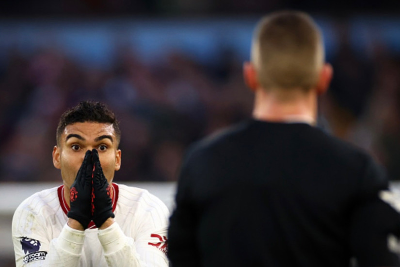 Casemiro's Animated Protest Sparks Blue Card Debate