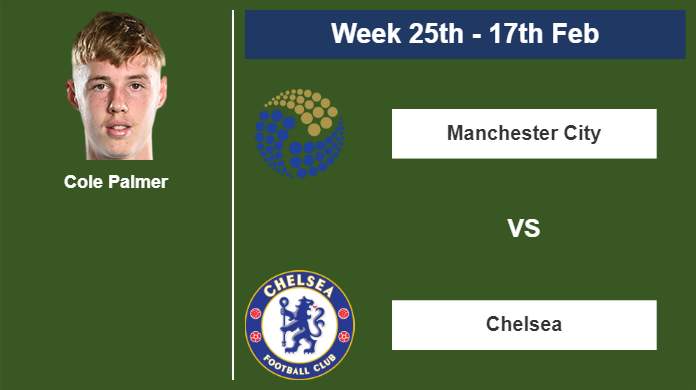 FANTASY PREMIER LEAGUE. Cole Palmer statistics before the match vs Manchester City on Saturday 17th of February for the 25th week.