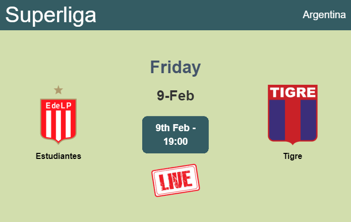 How to watch Estudiantes vs. Tigre on live stream and at what time