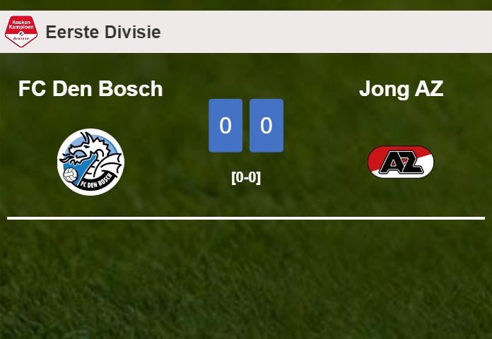 FC Den Bosch draws 0-0 with Jong AZ with Ricuenio Kewal missing a penalty