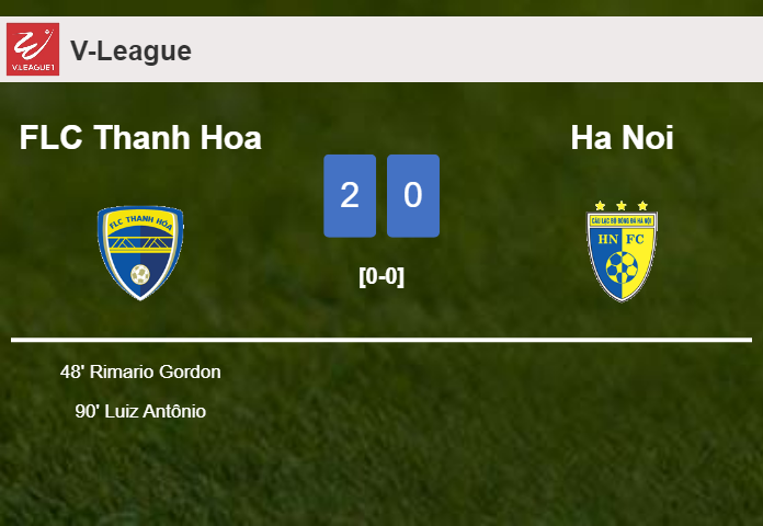 FLC Thanh Hoa prevails over Ha Noi 2-0 on Sunday