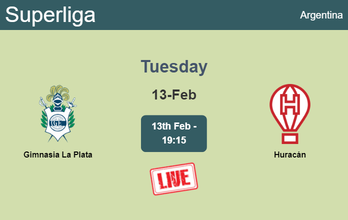 How to watch Gimnasia La Plata vs. Huracán on live stream and at what time