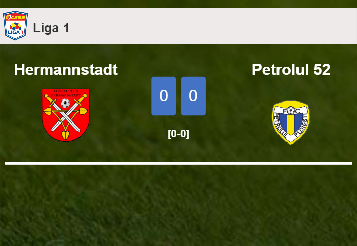 Hermannstadt draws 0-0 with Petrolul 52 on Sunday