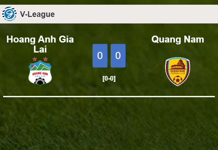 Hoang Anh Gia Lai draws 0-0 with Quang Nam on Friday