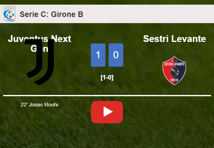 Juventus Next Gen conquers Sestri Levante 1-0 with a goal scored by J. Rouhi. HIGHLIGHTS