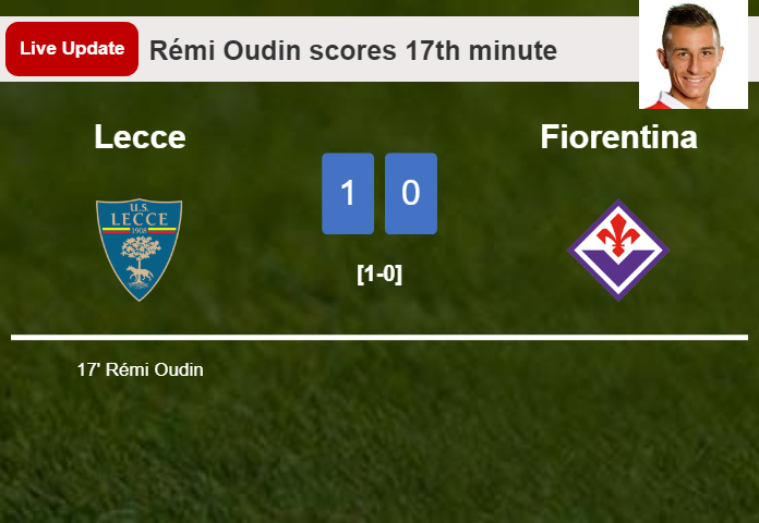 Lecce vs Fiorentina live updates: Rémi Oudin scores opening goal in Serie A match (1-0)
