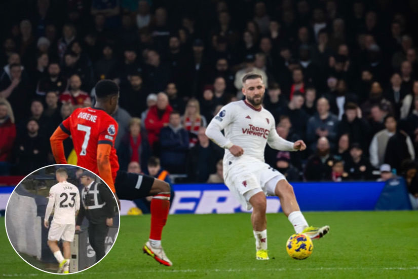 Luke Shaw Suffers Another Injury Setback In Manchester United's Victory Over Luton