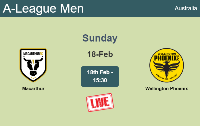 How to watch Macarthur vs. Wellington Phoenix on live stream and at what time