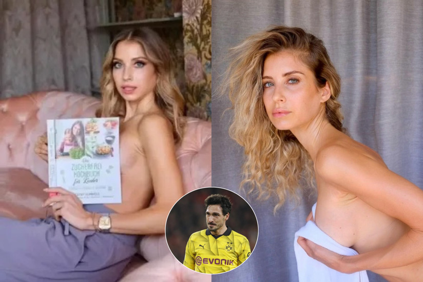Mats Hummels’s Wife, Cathy Hummels Faces Backlash Over Topless Instagram Post With Children's Cookbook