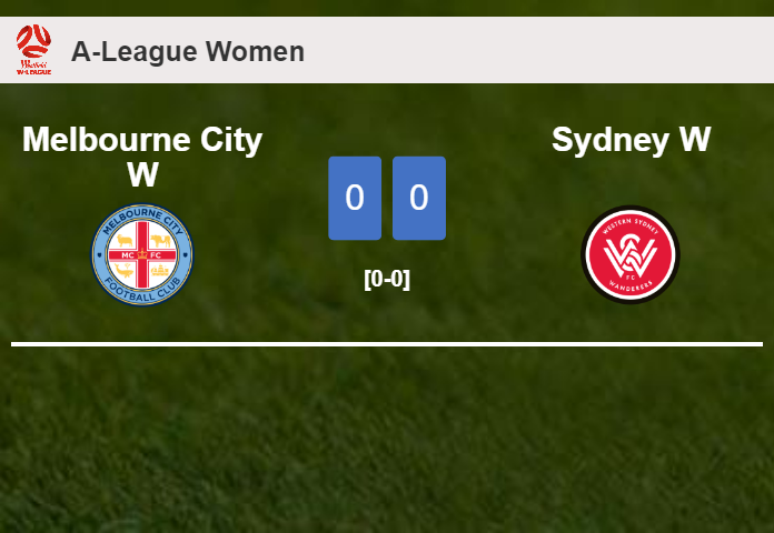Melbourne City W draws 0-0 with Sydney W with Princess Ibini-Isei missing a penalty