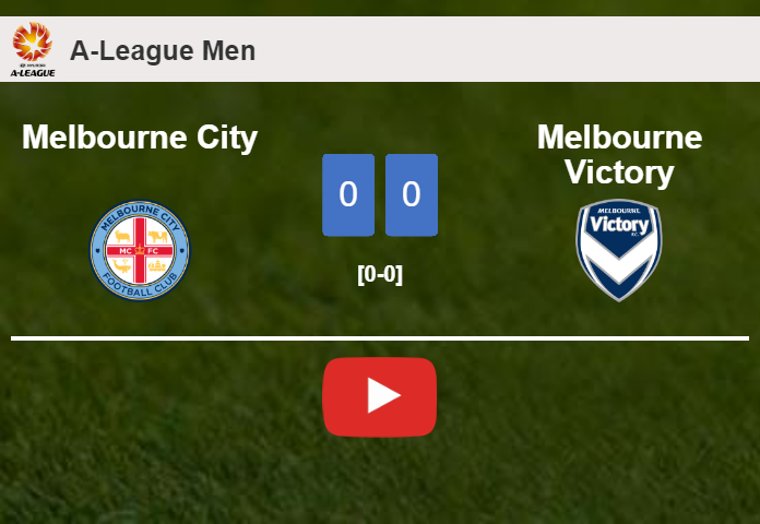 Melbourne City draws 0-0 with Melbourne Victory on Saturday. HIGHLIGHTS