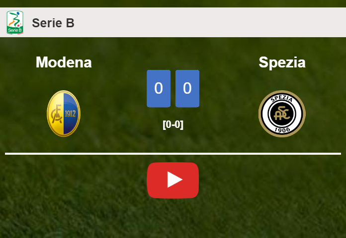 Spezia stops Modena with a 0-0 draw. HIGHLIGHTS