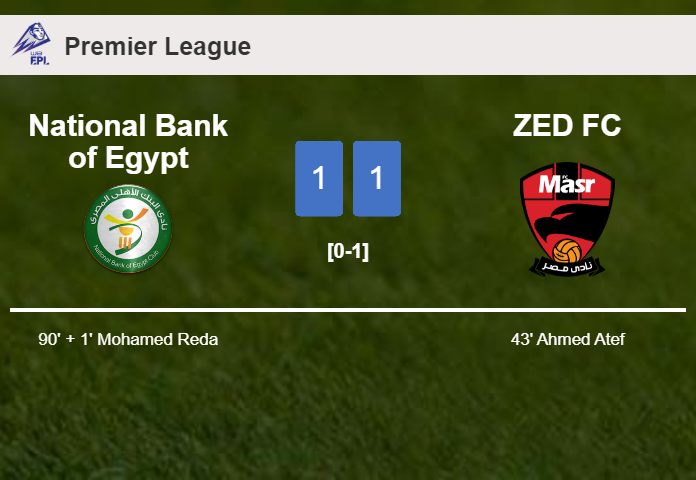 National Bank of Egypt seizes a draw against ZED FC