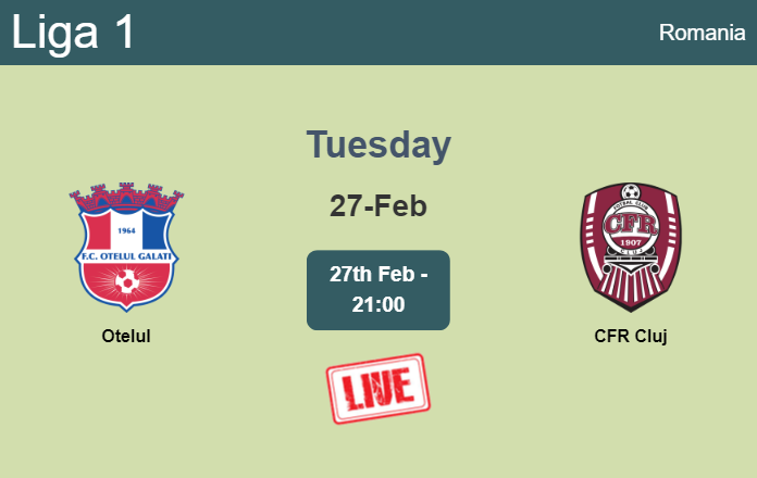 How to watch Otelul vs. CFR Cluj on live stream and at what time