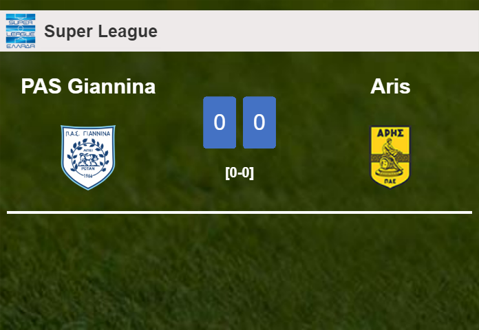 PAS Giannina draws 0-0 with Aris on Saturday