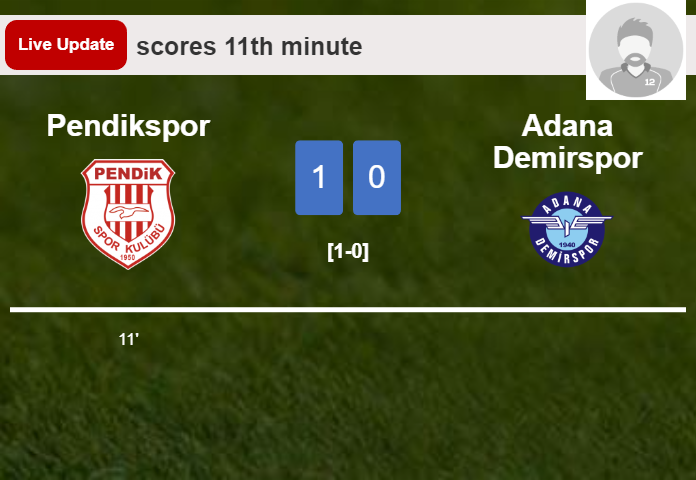 Pendikspor vs Adana Demirspor live updates: Abdoulay Diaby scores opening goal in Super Lig match (1-0)