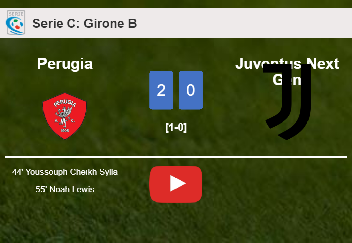Perugia conquers Juventus Next Gen 2-0 on Sunday. HIGHLIGHTS