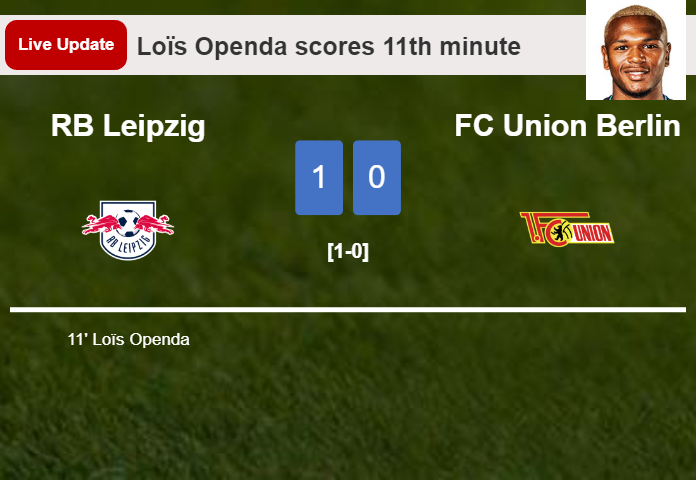 RB Leipzig vs FC Union Berlin live updates: Loïs Openda scores opening goal in Bundesliga match (1-0)