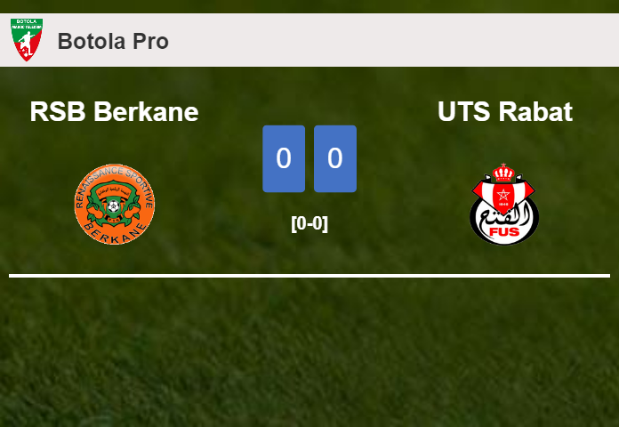 RSB Berkane draws 0-0 with UTS Rabat on Wednesday