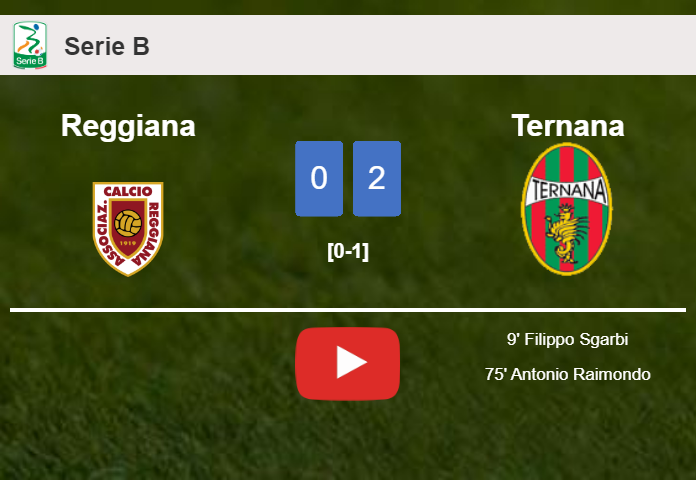 Ternana overcomes Reggiana 2-0 on Saturday. HIGHLIGHTS
