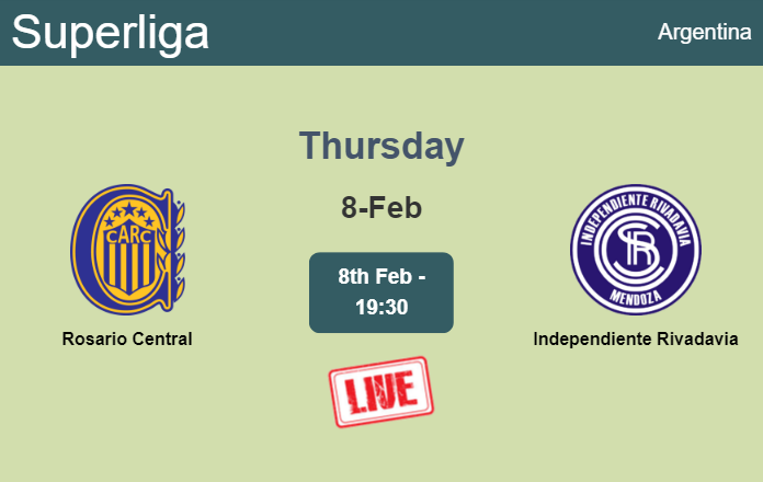 How to watch Rosario Central vs. Independiente Rivadavia on live stream and at what time