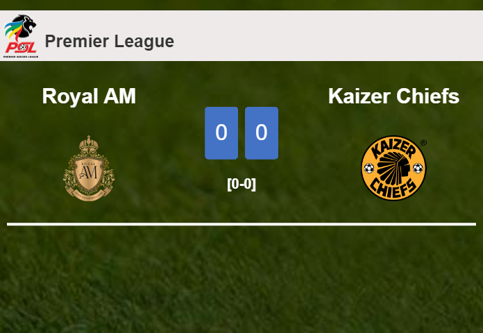 Royal AM draws 0-0 with Kaizer Chiefs on Sunday