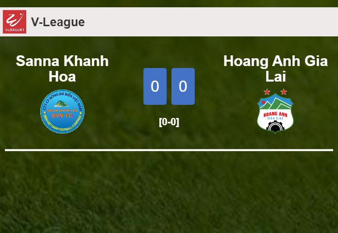 Sanna Khanh Hoa draws 0-0 with Hoang Anh Gia Lai on Tuesday