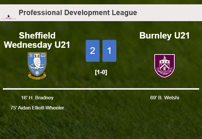 Sheffield Wednesday U21 beats Burnley U21 2-1