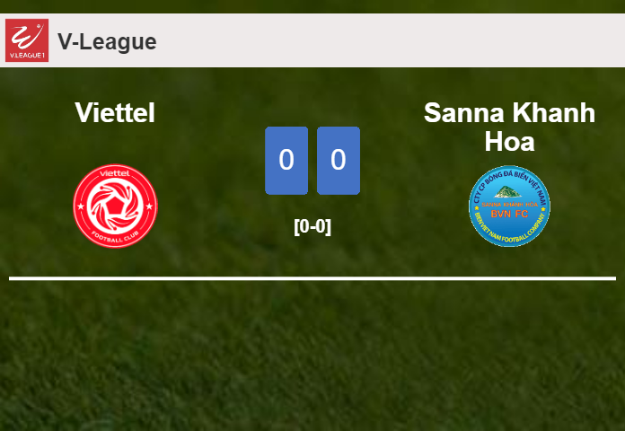 Viettel draws 0-0 with Sanna Khanh Hoa on Saturday