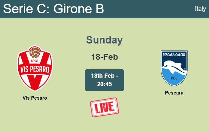 How to watch Vis Pesaro vs. Pescara on live stream and at what time