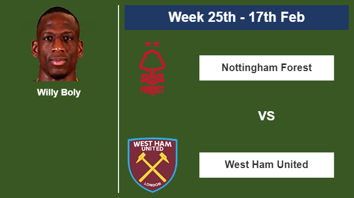 FANTASY PREMIER LEAGUE. Willy Boly stats before playing against West Ham United on Saturday 17th of February for the 25th week.
