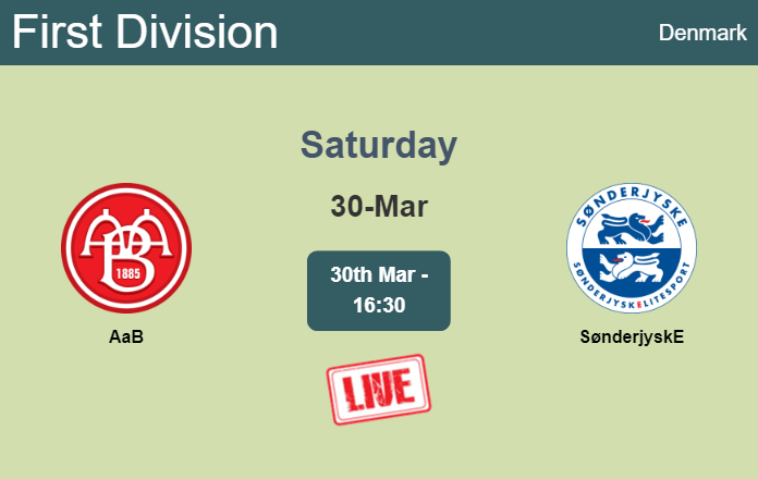 How to watch AaB vs. SønderjyskE on live stream and at what time