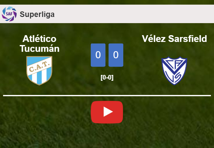 Atlético Tucumán draws 0-0 with Vélez Sarsfield on Saturday. HIGHLIGHTS