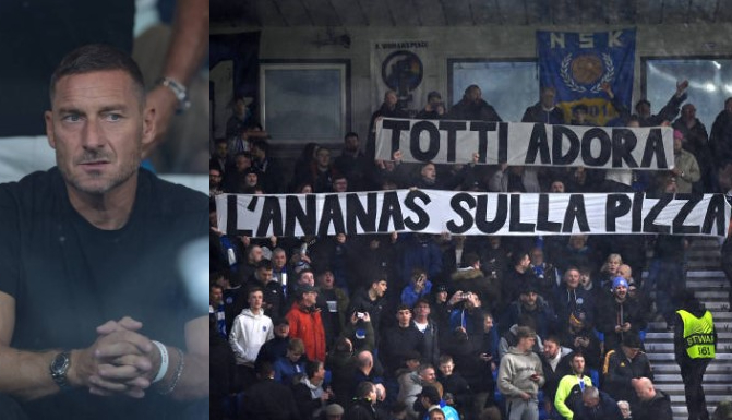 Brighton Fans Message To Roma Legend Totti