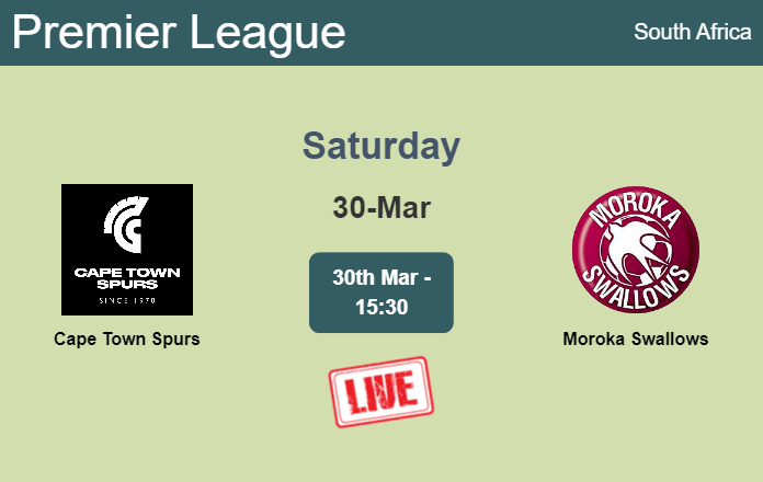 How to watch Cape Town Spurs vs. Moroka Swallows on live stream and at what time
