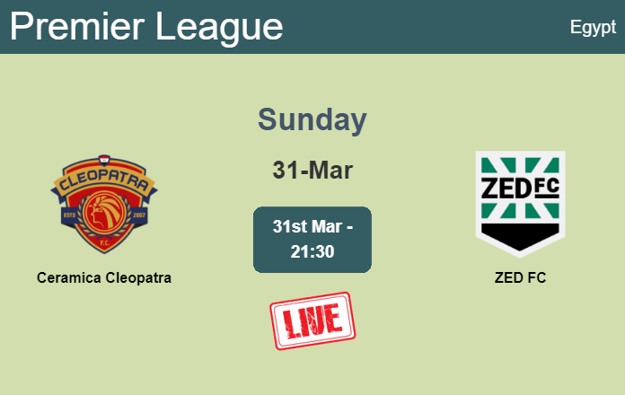 How to watch Ceramica Cleopatra vs. ZED FC on live stream and at what time