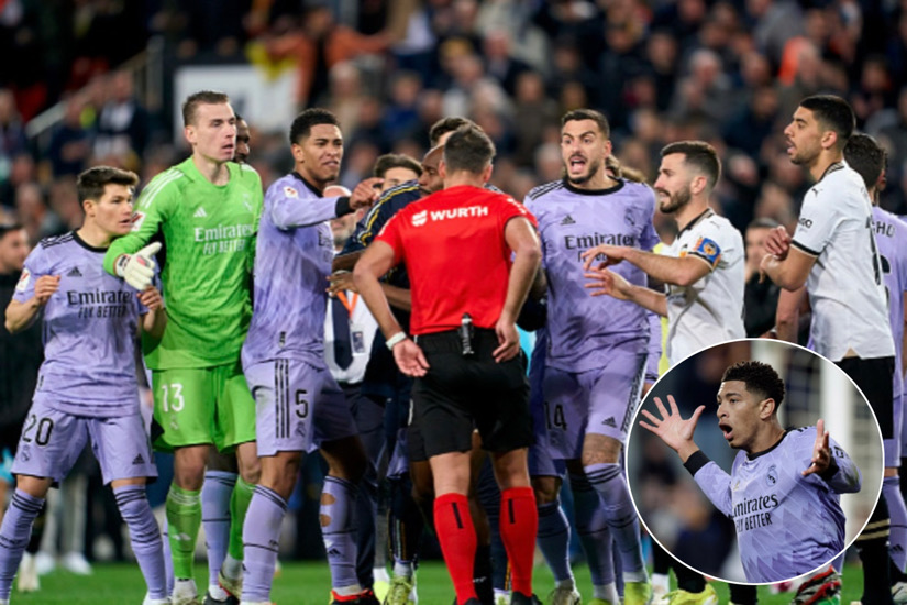Controversy As Jude Bellingham's Late Winner Ruled Out In Dramatic Real Madrid Draw