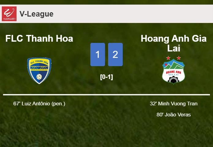 Hoang Anh Gia Lai prevails over FLC Thanh Hoa 2-1