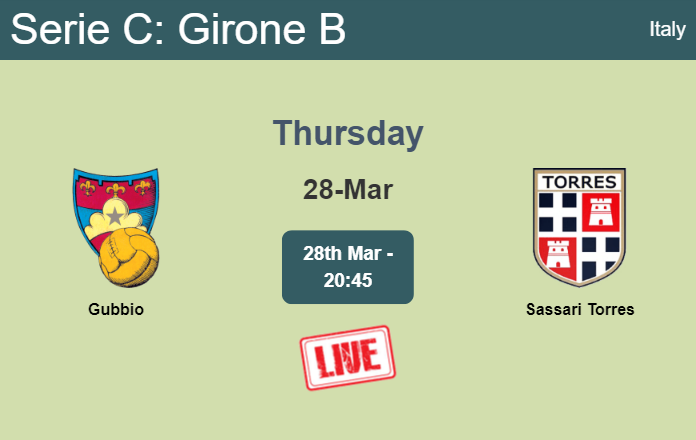 How to watch Gubbio vs. Sassari Torres on live stream and at what time