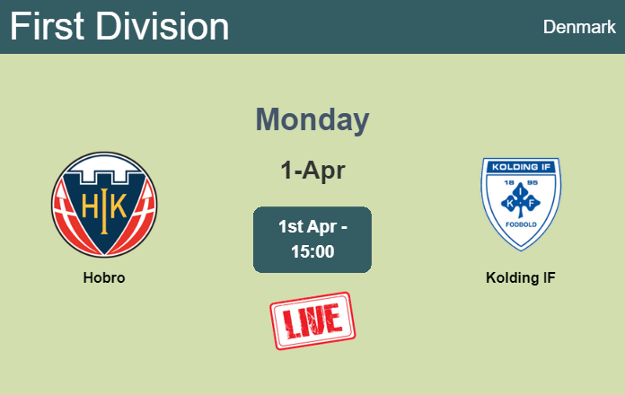 How to watch Hobro vs. Kolding IF on live stream and at what time
